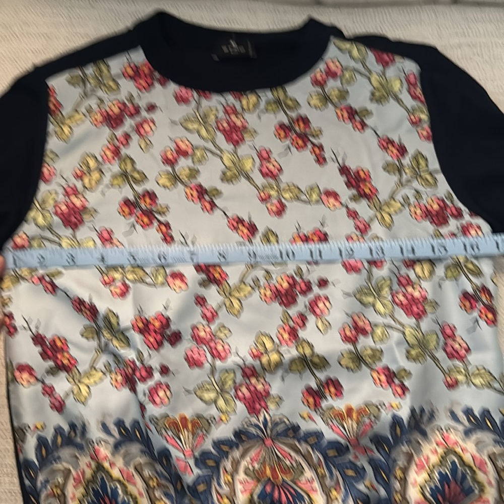 Etro Floral Patterned Short Sleeve Top - Multicolor - Picture 6 of 7